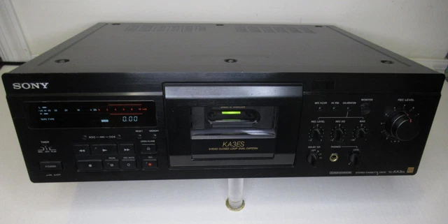 Platine Cassette Sony TC-KA3ES Stéréo - Fonctionne Mais état Usé - Occasion