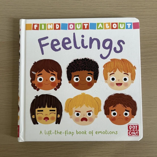 FEELINGS: A LIFT-THE-FLAP board book of emotions By Pat-a-Cake Kathy ...