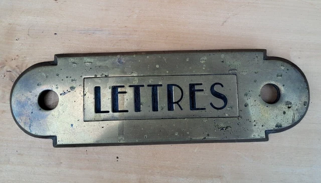 Ancienne Accroche Clavet Clapet En émail Et Laiton - Style Coccinelle, Occasion Bon état