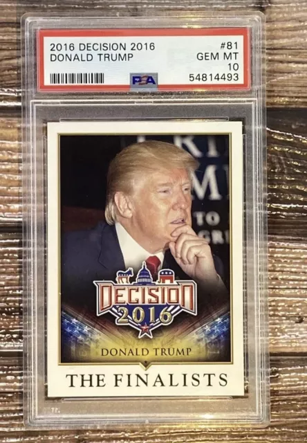 2016 Decision Donald Trump #81 PSA 10