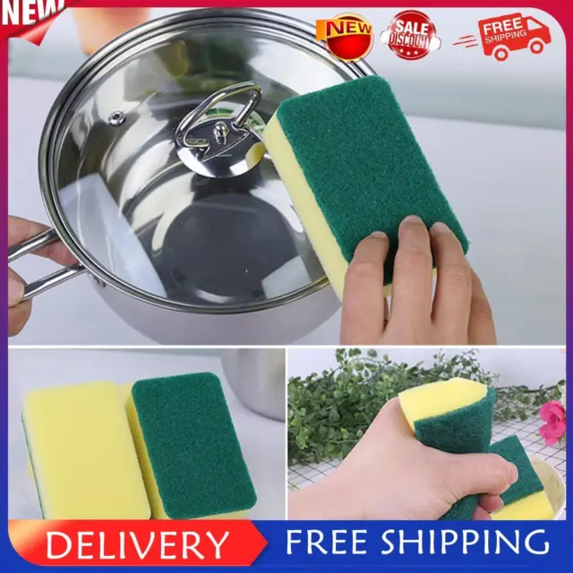 5 pz spugne per pulizia doppio lato lavaggio piatti cucina strumento di pulizia casa