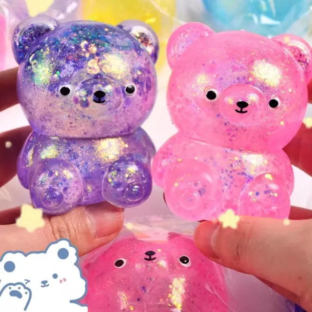 Gummy Bear Bear Vent Squeeze Toy Gummy Bear  Pinch Toy  Desktop Decoration