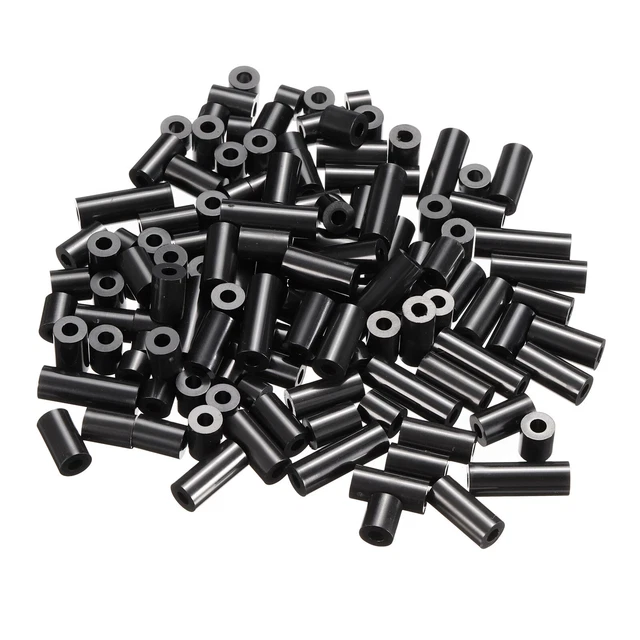 Rond Entretoise Rondelle 120 Paquet 5, 8, 10, 12, 15, 20mm Long pour M3 Vis Bloc