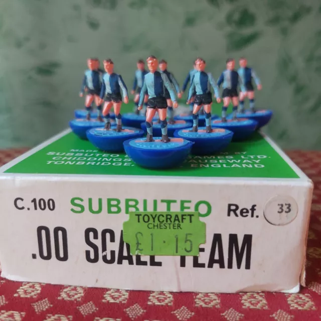 MINT Subbuteo Team HW ref 33 Bishop Auckland con REF ORIGINALE 100% PERFETTA!