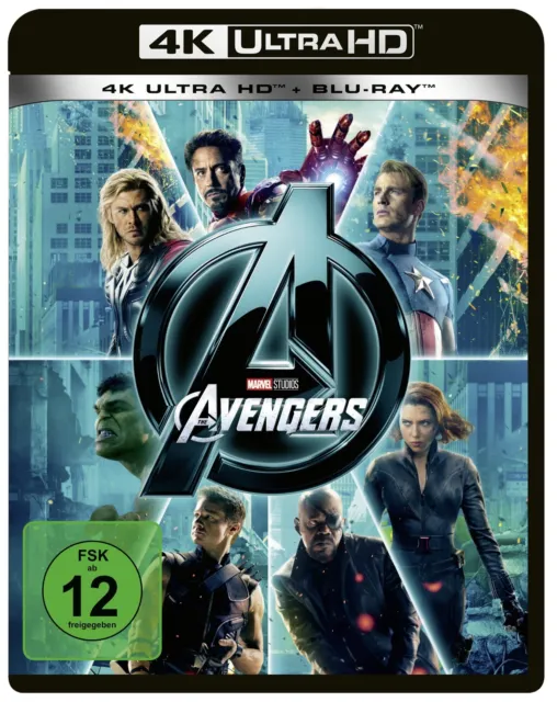 Marvel's The Avengers (4K Ultra-HD) (+ Blu-ray 2D) (4K UHD Blu-ray) Downey Chris