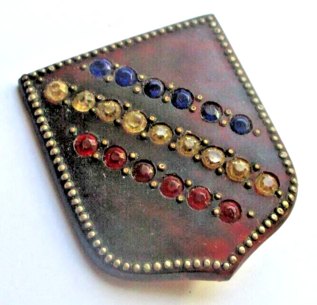 Broche Vintage Ancienne Cyclope Paris Style Ethnique - Bijou Français Occasion