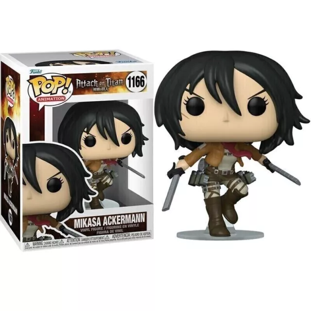 FUNKO POP MIKASA ACKERMANN attack on titan attacco dei giganti manga anime 1166