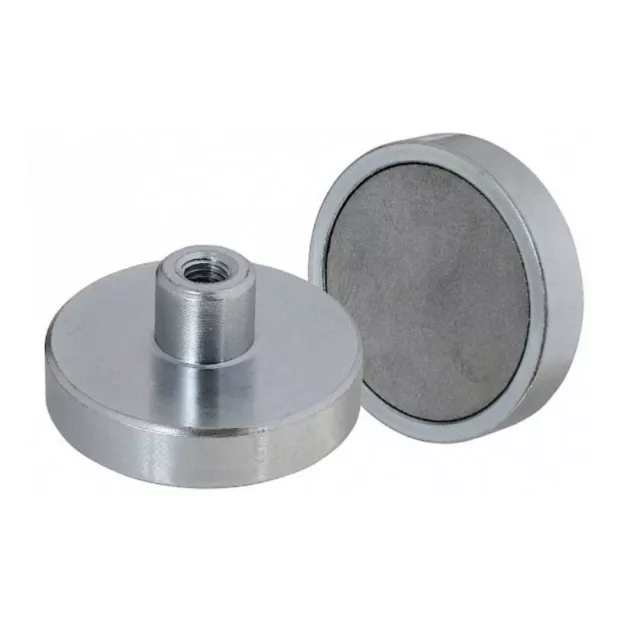 Eclipse Magnetics Neodymium Shallow Pot Magnet Threaded Hole 10mm x 4.5mm E772NE