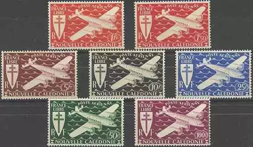 Timbres Avions Nouvelle Calédonie PA46/50 ** lot 24171 - cote ** : 11,50 €