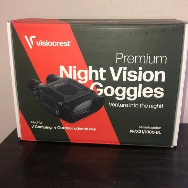Nuevo en caja Binoculares de visión nocturna Visiocrest gafas de visión nocturna con grabación
