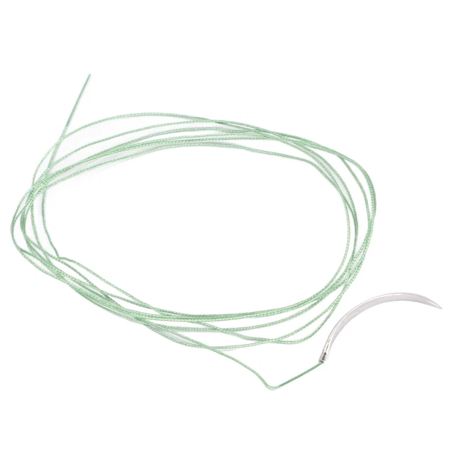 (2/0)Fil De Formation De Suture Fil De Suture En Polyester Doux Professionnel