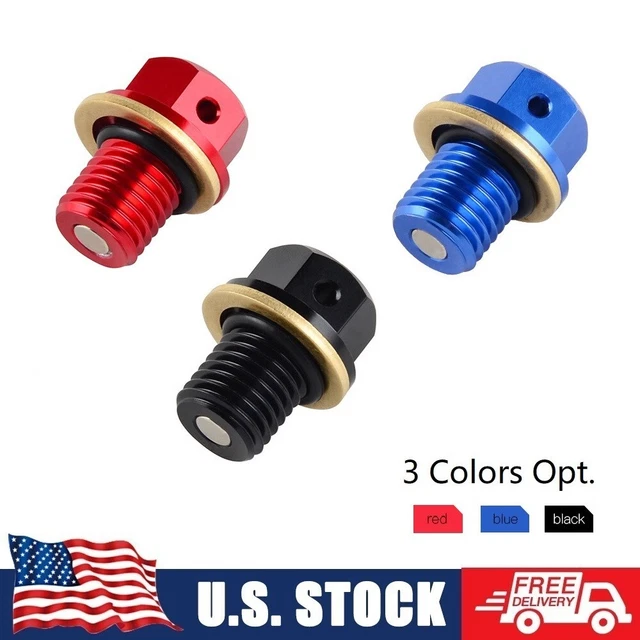 M12 OIL DRAIN Plug Bolt Pan w/Washer For Honda Yamaha Kawasaki Stree