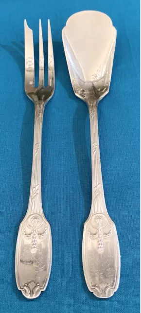 Couverts de service à petit four CHRISTOFLE modèle DELAFOSSE métal argenté pelle