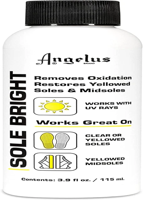 Suela Angelus Brillante - Restaurador de suela de zapatillas que limpia suelas amarillas - Suela helada Bo