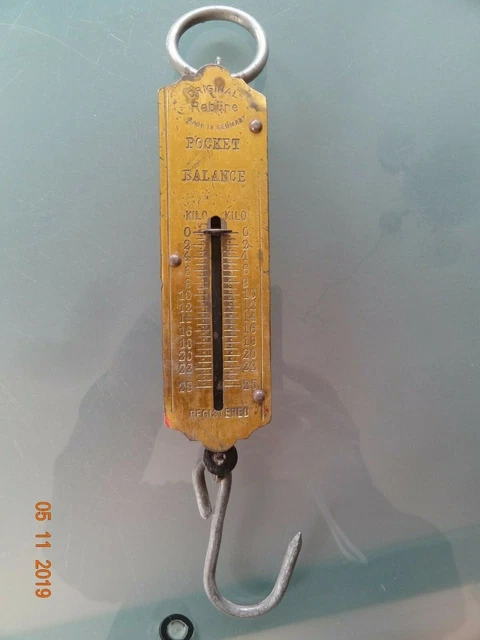 Alte Handwaage Taschenwaage Salter`s Pocket Balance