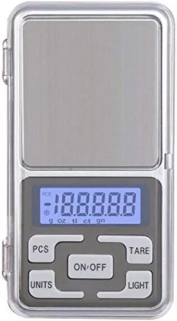 Bilancino Mini Bilancia di Precisione Digitale 0,01 - 200 Grammi Lcd Tara