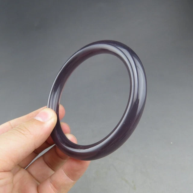 62mm China,jade,Noble collection,hand carving,natural jade,bracelet A095