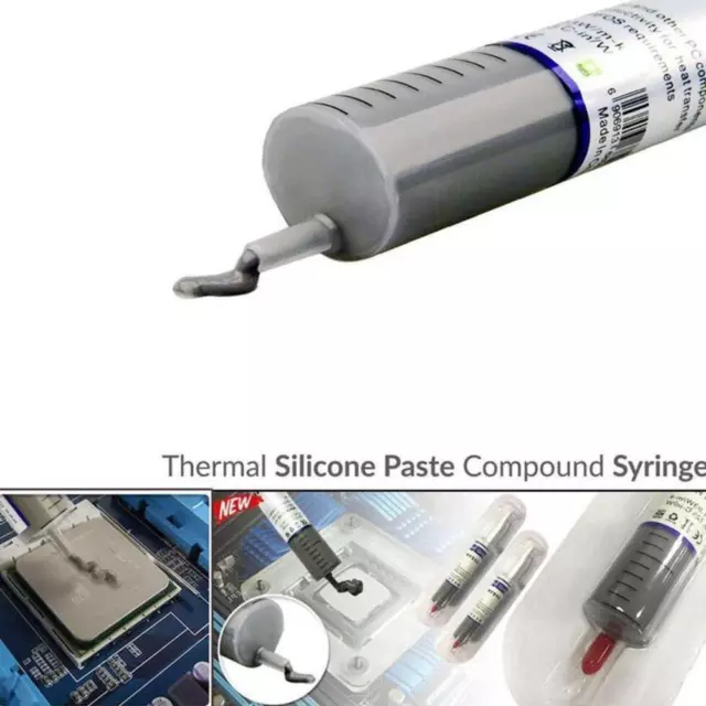 Silicone Thermal Heatsink Compound Cooling Paste Grease CPU Syringe For PC S6C0