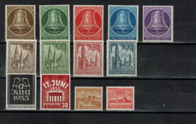 Berlin Jahrgang 1953 postfrisch komplett. MI. 245,00 Euro. Einwandfrei