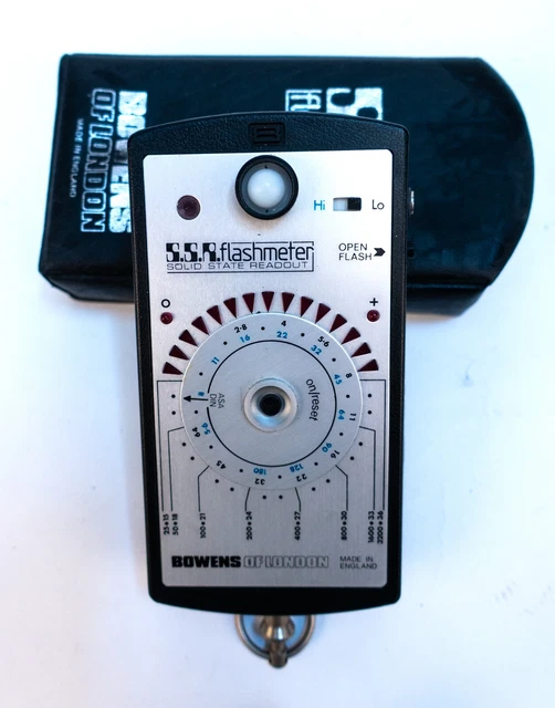 Bowens of London Flash Meter S.S.R. w/ Case Made in England