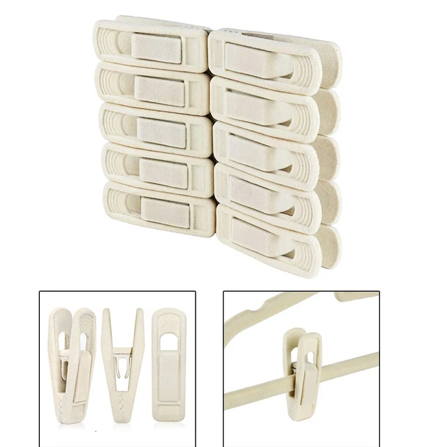 Clip appendiabiti ABS di alta qualità 10 pz pantaloni organizer antivento antiscivolo