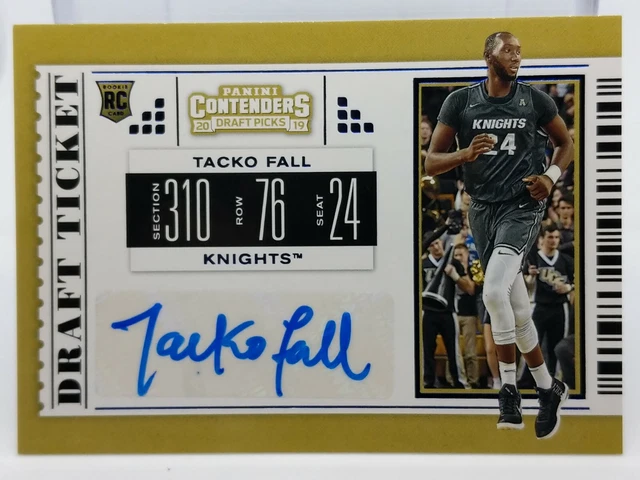2019-20 Contenders Draft Picks TACKO FALL rookie RC Ticket Auto Autograph #118