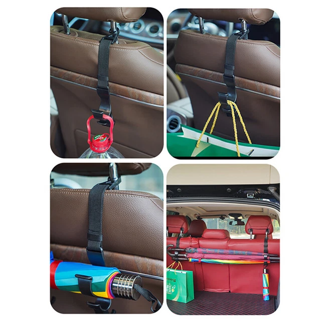 Paraguas gancho de asiento trasero multifunción asiento trasero reposacabezas gancho colgante_