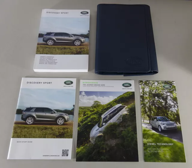 Portefeuille de Bord + Manuel Owner's Manual + Land Rover Discovery Sport 2016