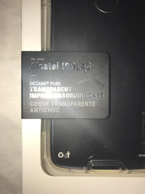 Incipio Alcatel Idol 4S Transparent Impact Absorbing Phone Case OEM NEW MRSP $39 2
