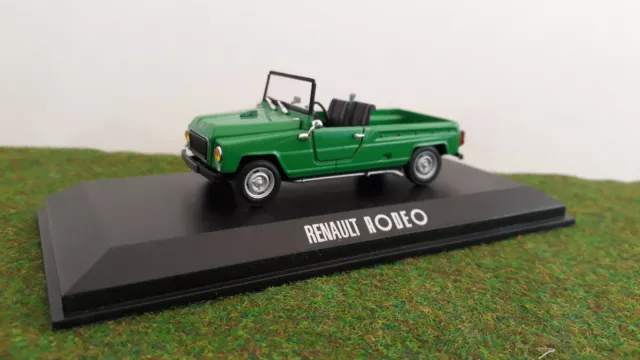 RENAULT RODEO cabriolet verte échelle 1/43 NOREV voiture miniature de collection