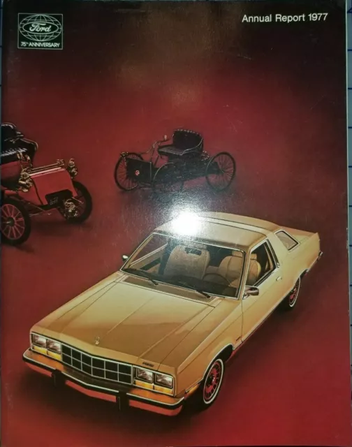 1977 FORD ANNUAL Report Brochure 13.49 PicClick