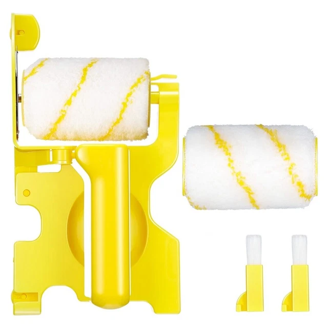 Paint Roller Professional Clean-Cut Paint Edger with Replacement Rollers Br O8L3