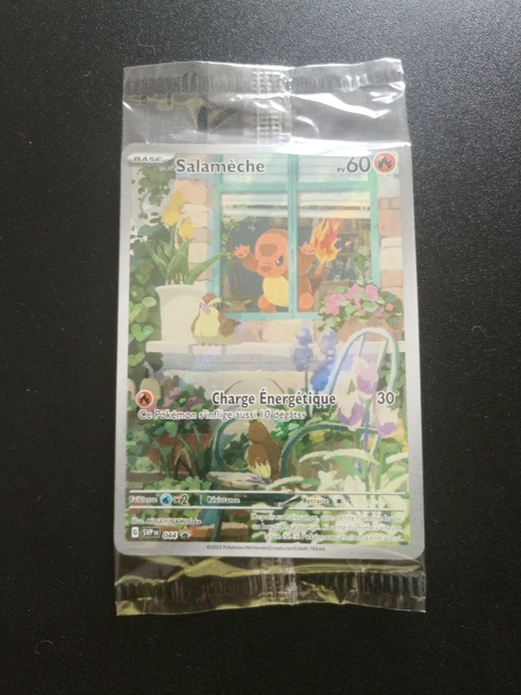 Carte Pokémon Salamèche 044 - Set Flammes Obsidiennes (Ecarlate Et Violet) - État LP