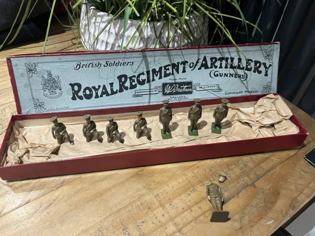 Britains: Boxed Set 313. Royal Regiment Artillery Pre War c1940