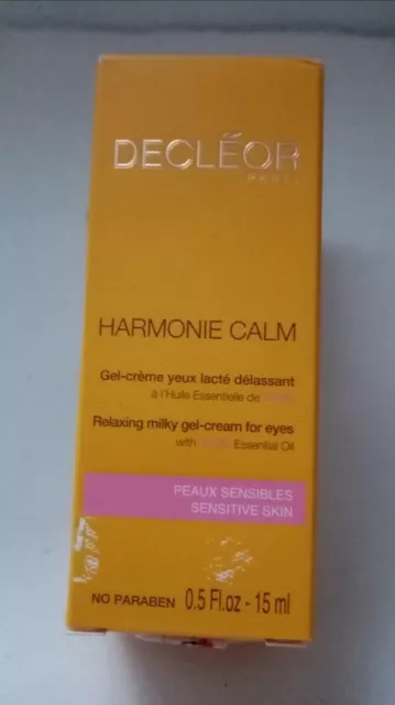 DECLEOR Gel crème yeux lacté délassant Rose 15ml