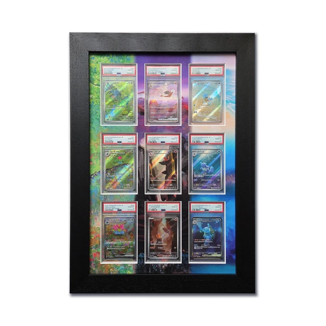 RIDANCO 9 PSA Extended Art Print Pokemon 151 Starter Evo Line Graded Card  Frame 125.99 - PicClick UK