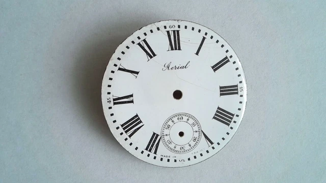 ANCIEN CADRAN EMAILLE Pour Mouvement D'horloge Comtoise Old Clock Uhr Orologio EUR 18,99 - FR