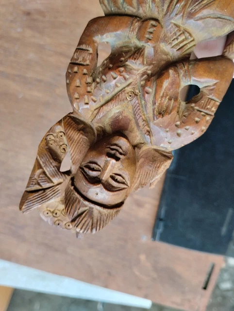 vintage wooden figure for restoration 11