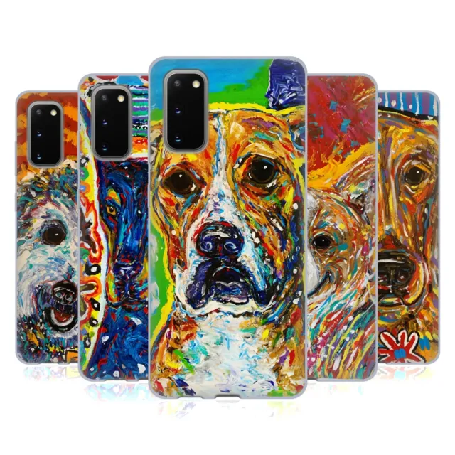 Official Mad Dog Art Gallery Dog 5 Soft Gel Case For Samsung Phones 1