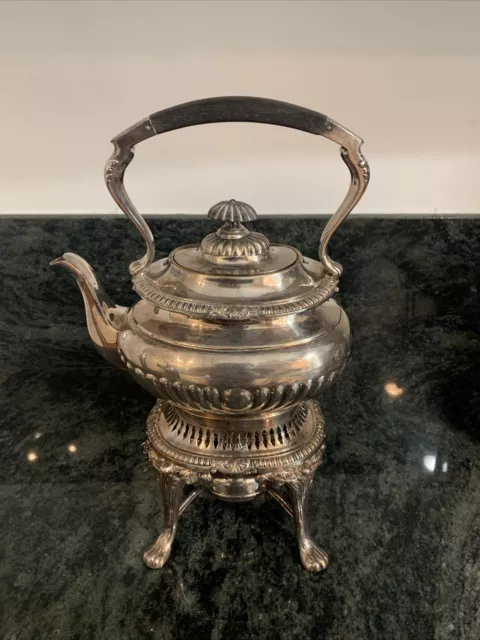 Silver Plated EPNS Tilting Spirit Kettle With Stand 5101