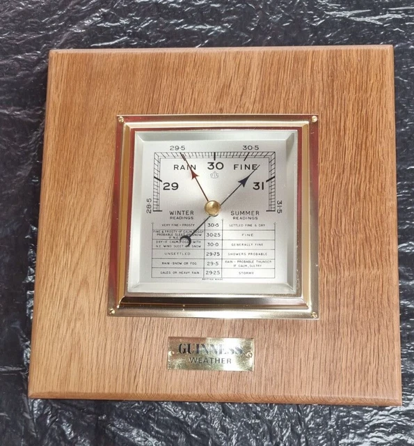 VINTAGE GUINNESS BAROMETER with a Guinness weather label £40.00 ...