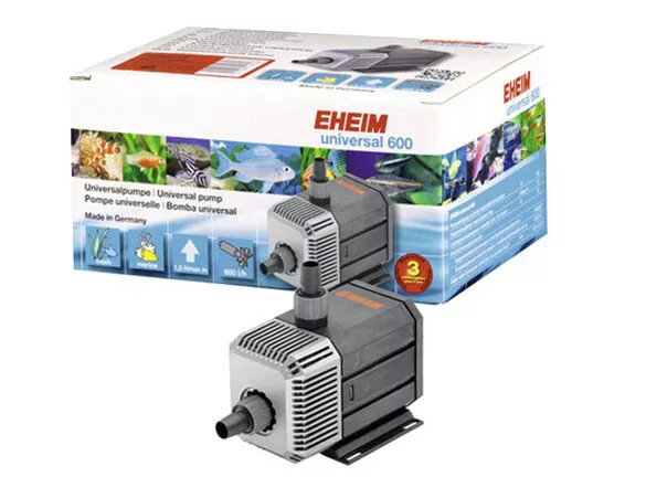 EHEIM Universal-Pumpe 600  3-adriger Schukostecker mit 1,7 m Kabel 10 W Neu