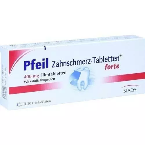 PFEIL Zahnschmerz Filmtabletten forte 20 St PZN 410560