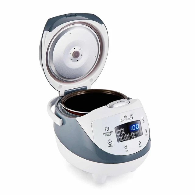 YUM ASIA PANDA Mini Rice Cooker With Ninja Ceramic Bowl and Advanced