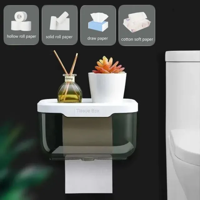 Roll Paper Stand Toilet Paper Holder Sanitary Napkin Box Storage Utensils