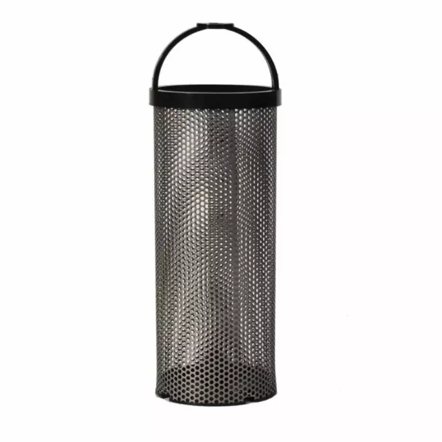 Groco Spare Arg Strainer Basket w/ Stainless Steel Mesh Screen 1.9" x 7.2" BS-2
