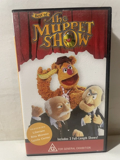 VINTAGE 2001 BEST Of The Muppet Show VHS VGC 3 Full-Length Shows! MUV ...