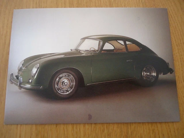 A Encadrer Carte Postale 15X10 Museum Stuttgart Porsche 356 A 1600 Coupe Baujahr
