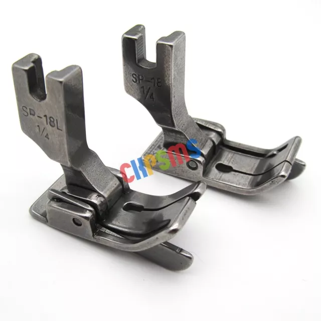 Industrial Sewing Machine Hinged Presser Foot #SP-18 With Right & Left Guide