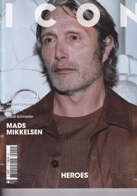 ICON Magazine (France) #01/2024 MADS MIKKELSEN_VASSILI SCHNEIDER ©TBC